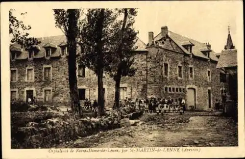 Ak Saint Martin de Lenne Aveyron, Orphelinat de Notre Dame de Lenne