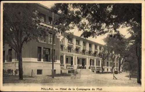 Ak Millau Aveyron, Hotel de la Compagnie du Midi