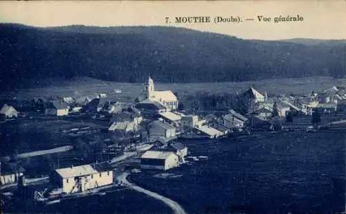 Ak Mouthe Doubs, Gesamtansicht