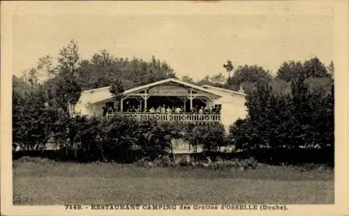 Ak-Höhlen von Osselle Doubs, Campingrestaurant