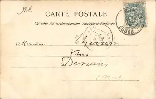 Ak Ornans Doubs, Rue Saint-Laurent