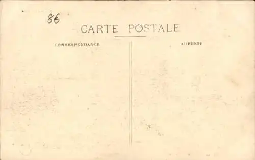 Ak Besançon Doubs, Statue von General Jeanningros