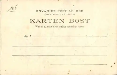 Ak Port Blanc Côtes d'Armor, M. et Mme Botrel