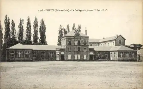 Ak Dreux Eure et Loir, College de Jeunes Filles