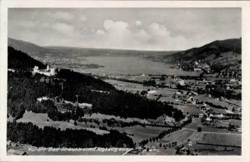 Ak Wildbad Kreuth am Tegernsee Oberbayern, Fliegeraufnahme