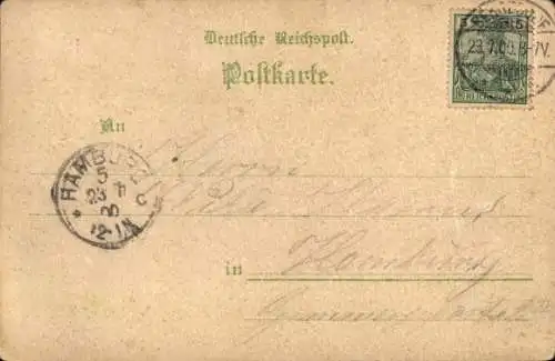 Litho Hamburg Bergedorf, Klubhaus, Ballhaus Portici, Vierländer, Vierländerin