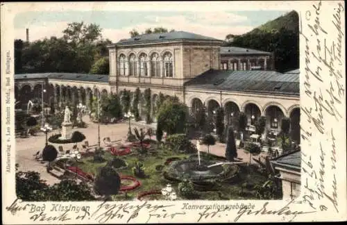 Ak Bad Kissingen, Blick zum Konversationsgebäude