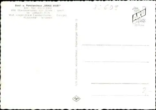 Ak Bünde in Westfalen. Oberbauerschaft, Gasthaus Kahle Wart