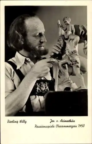 Ak Oberammergau in Oberbayern, Passionsspiele, Willy Bierling