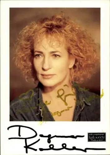 Ak Sängerin Dagmar Koller, Autogramm