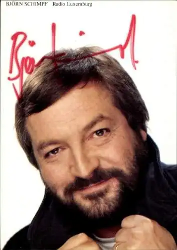 Ak Moderator Björn Schimpf, Portrait, Autogramm