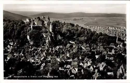 Ak Heidenheim an der Brenz Württemberg, Fliegeraufnahme