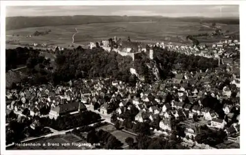 Ak Heidenheim an der Brenz Württemberg, Fliegeraufnahme