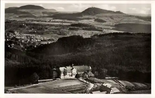 Ak Schwäbisch Gmünd in Württemberg, Fliegeraufnahme, Erholungsheim Schönblick