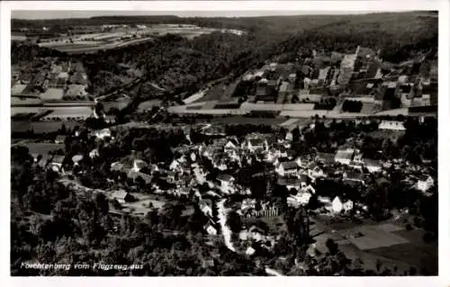 Ak Forchtenberg im Hohenlohekreis, Fliegeraufnahme