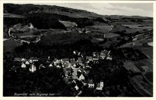 Ak Degenfeld Schwäbisch Gmünd, Stadtansicht, Fliegeraufnahme