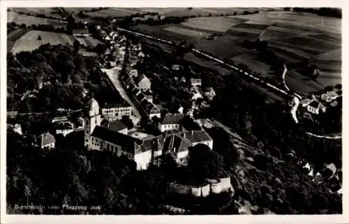 Ak Bartenstein Schrozberg in Württemberg, Fliegeraufnahme