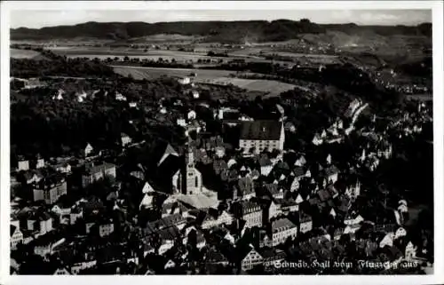 Ak Schwäbisch Hall in Württemberg, Fliegeraufnahme