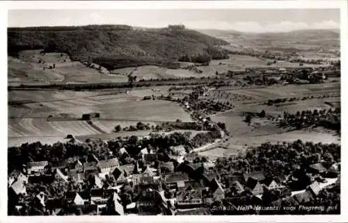 Ak Hessental Schwäbisch Hall in Württemberg, Fliegeraufnahme