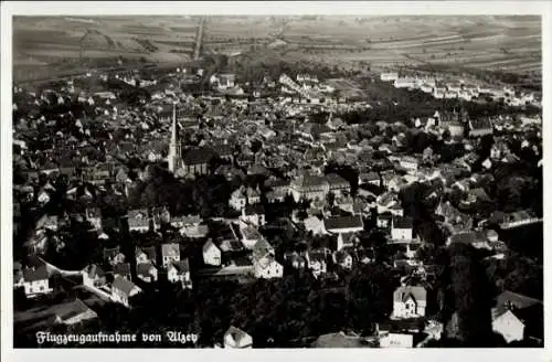 Ak Alzey in Rheinhessen, Fliegeraufnahme