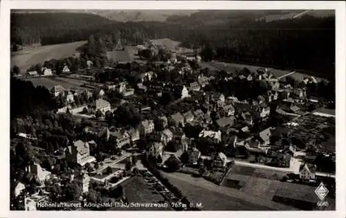 Ak Königsfeld im Schwarzwald Baden, Fliegeraufnahme