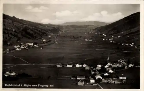 Ak Thalkirchdorf Oberstaufen im Allgäu, Fliegeraufnahme