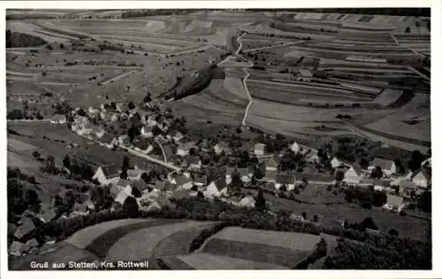 Ak Stetten ob Rottweil Zimmern ob Rottweil Württemberg, Fliegeraufnahme