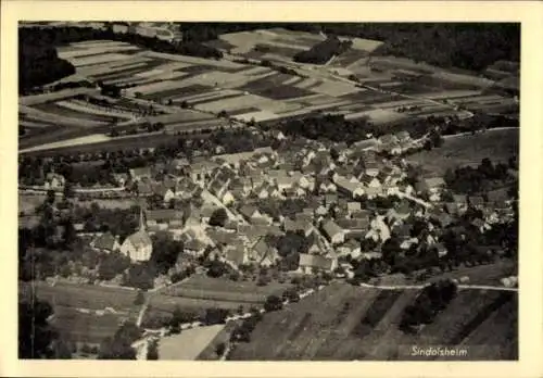 Ak Sindolsheim Rosenberg in Baden, Fliegeraufnahme