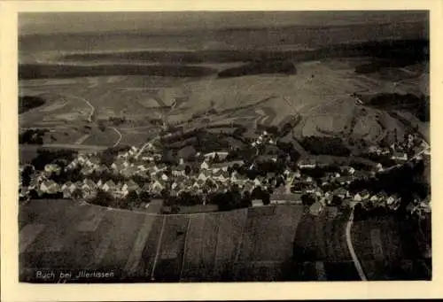 Ak Buch (bei Illertissen) in Schwaben, Fliegeraufnahme