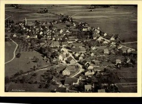 Ak Aichstetten im Allgäu Württemberg, Fliegeraufnahme