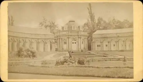 CDV Foto Bayreuth in Oberfranken, Eremitage 1872