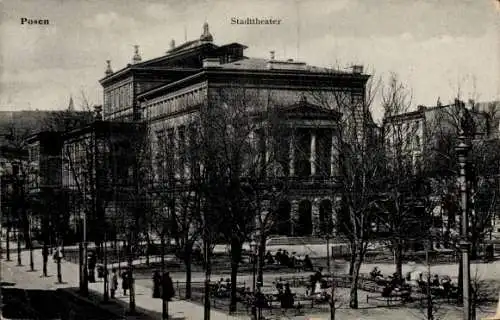 Ak Poznań Posen, Stadttheater