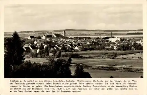 Ak Bad Buchau am Federsee Oberschwaben, Gesamtansicht