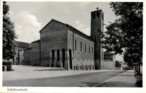 Ak Freising in Oberbayern, Pallottinerkirche, Missionsseminar u. Schülerheim, Vimystraße 3