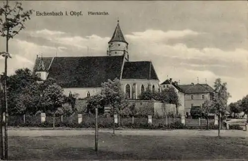 Ak Eschenbach in der Oberpfalz Bayern, Pfarrkirche