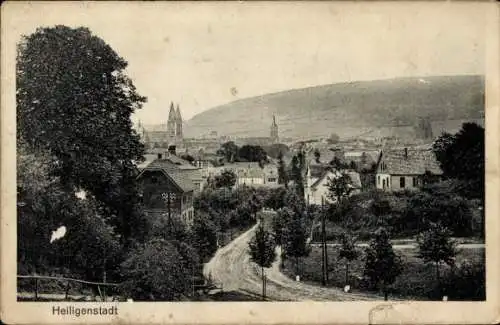 Ak Heilbad Heiligenstadt Eichsfeld Thüringen, Teilansicht vom Ort, Kirche