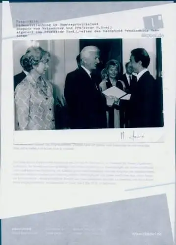 Foto Ordensverleihung im Bundepräsidialamt, Ehepaar von Weizsäcker, Richard von Weizsäcker