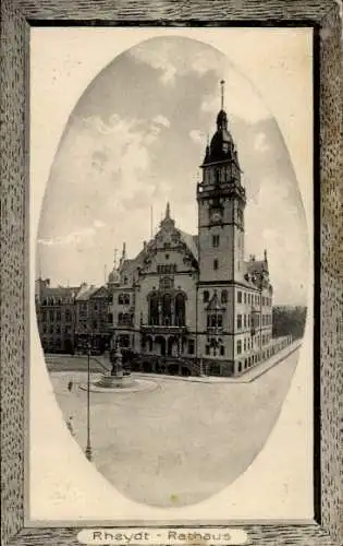 Passepartout Ak Rheydt Mönchengladbach am Niederrhein, Rathaus