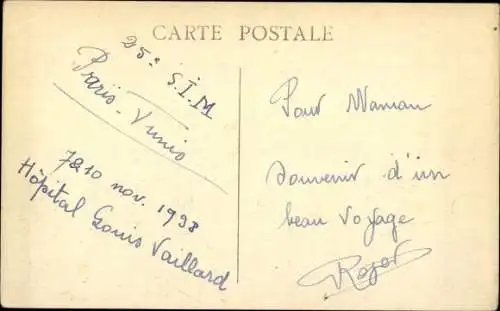 Ak Passagierschiff S.S. Gouverneur Général Chanzy, CGT