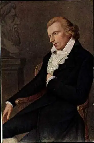 Künstler Ak Simanowiz, L., Dichter und Schriftsteller Friedrich von Schiller, Portrait