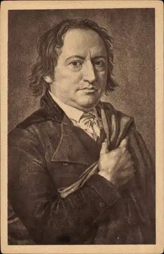 Künstler Ak Bury, Schriftsteller Johann Wolfgang von Goethe, Portrait