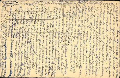 Künstler Ak Bouret, Germaine, Junge mit Flöte, Mädchen, Schafherde