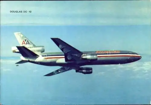 Ak Douglas DC 10, Passagierflugzeug, American Airlines