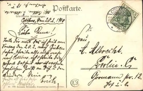 Ak Frau in Volkstracht aus dem Spreewald