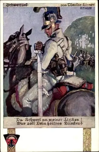 Lied Ak Wilke, Karl Alexander, Schwertlied, Theodor Körner, Deutscher Schulverein Nr. 569