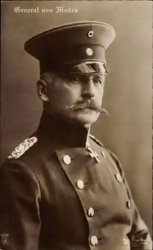 Ak General Bruno von Mudra, Portrait in Uniform