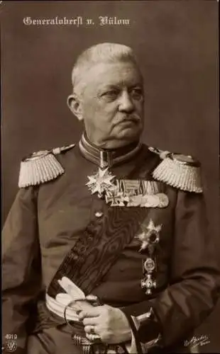 Ak Generaloberst von Bülow, Portrait in Uniform, Orden