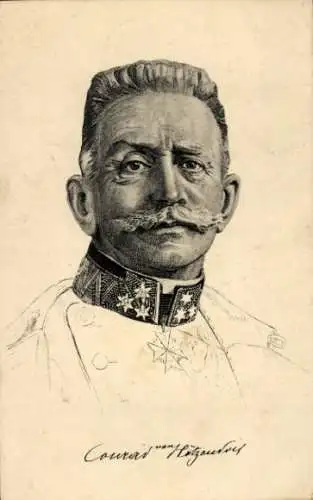 Künstler Ak Generaloberst Freiherr von Hoetzendorf, Portrait, Stengel 49194