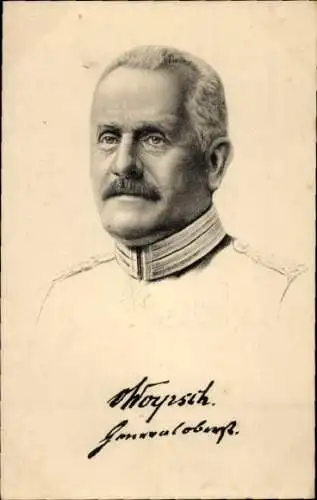 Künstler Ak Generaloberst von Woyrsch, Portrait, Uniform, Stengel 49187