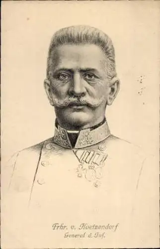 Ak General der Infanterie Franz Conrad von Hötzendorf, Portrait